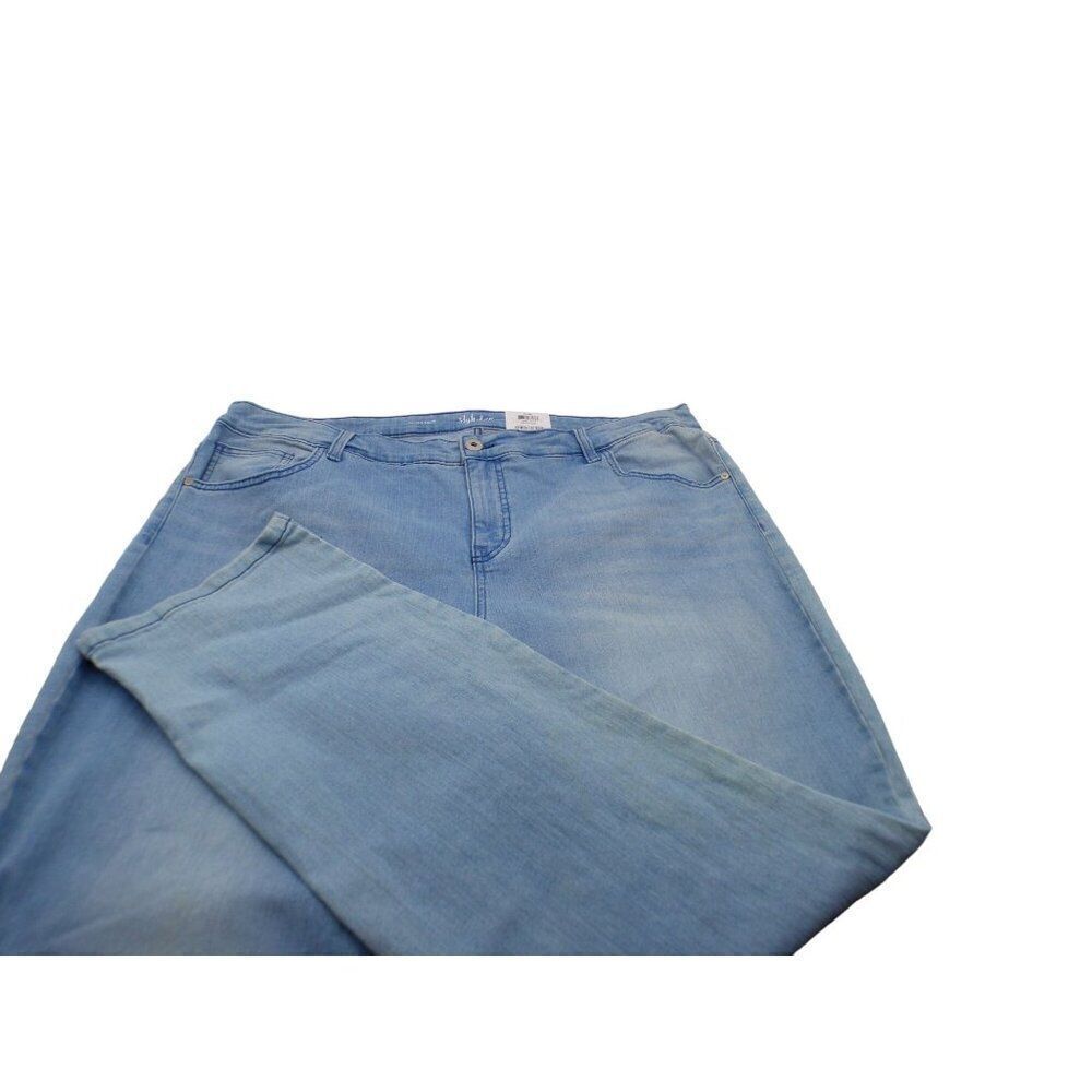 Style & Co Plus Size Mid-Rise Slim-Leg Jeans, Open Desert, Sz. 20W - Picture 5 of 14